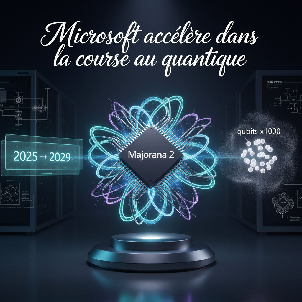 Microsoft accélère dans la course au quantique avec Majorana 2