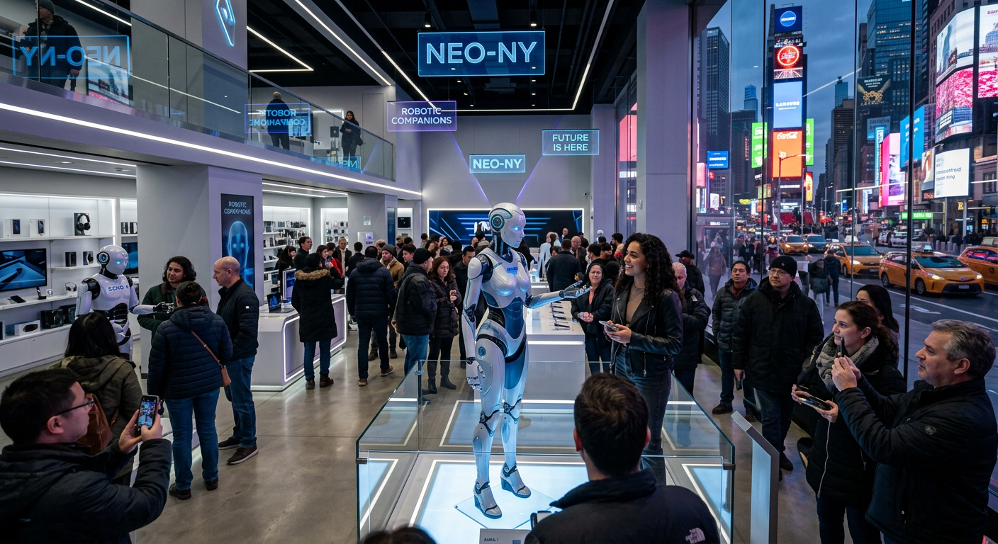 À New York, la robotique chinoise teste sa puissance grand public