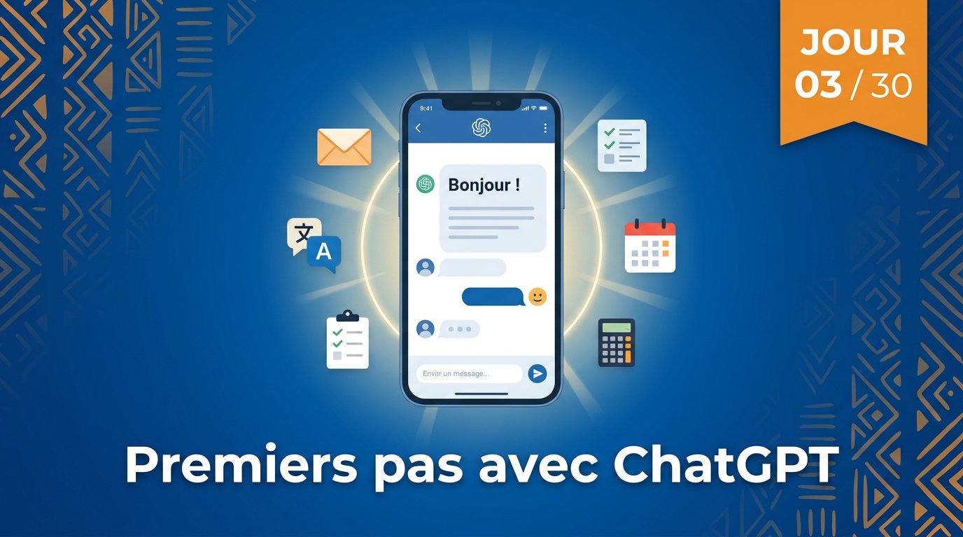 Jour 03 : Premiers pas avec ChatGPT Votre premier assistant IA