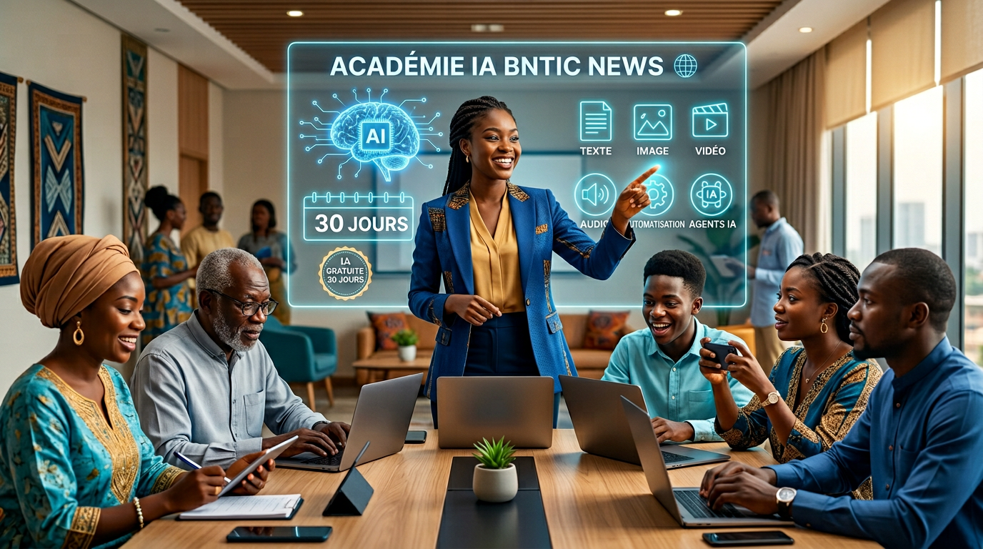 Académie IA BNTIC News : 30 jours gratuits pour devenir expert en intelligence artificielle