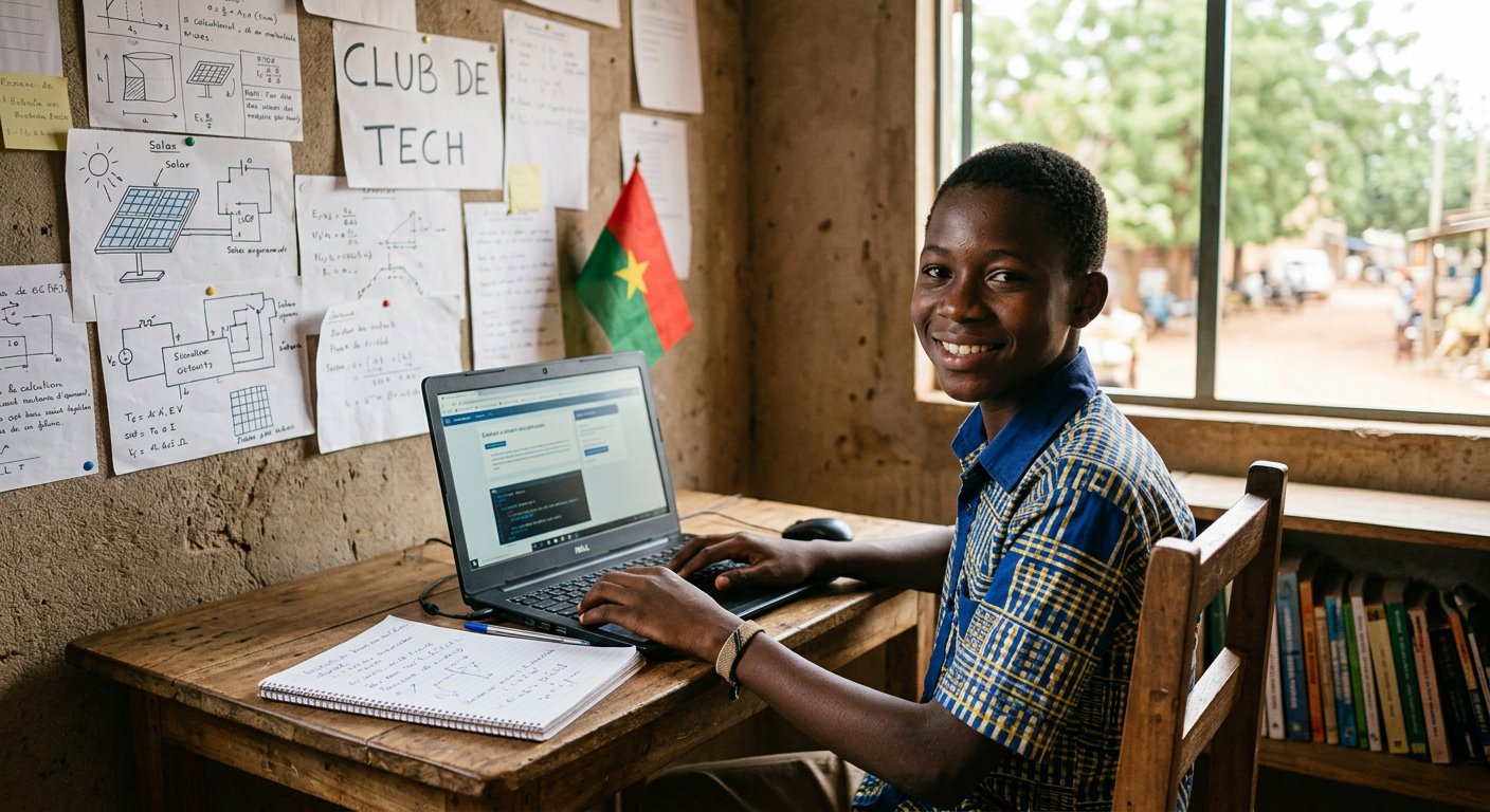 YamCyber : le prodige burkinabè de 14 ans qui crée une appli anti-cybercriminalité propulsée par l'IA